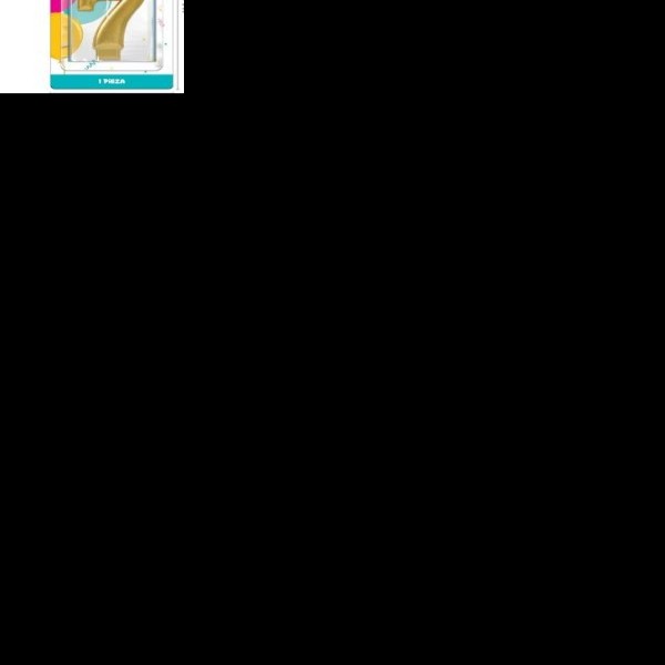 VELA NUMERO 7 DORADO METALICO GRANMARK PZA